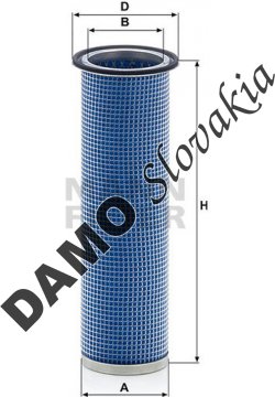 Poistný filter MANN FILTER CF 9002 x