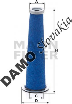 Poistný filter MANN FILTER CF 903