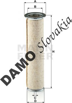 Poistný filter MANN FILTER CF 922