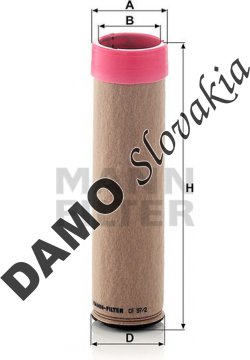 Poistný filter MANN FILTER CF 97/2