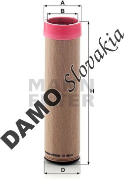 Poistný filter MANN FILTER CF 990/2
