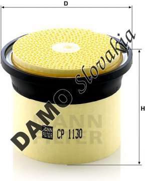 Vzduchový filter MANN FILTER CP 1130