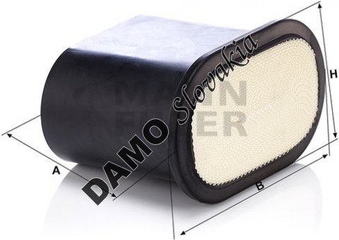 Vzduchový filter MANN FILTER CP 25 150