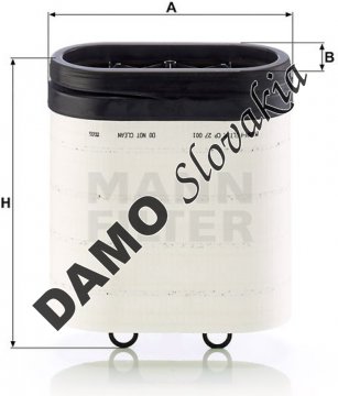 Vzduchový filter MANN FILTER CP 27 001