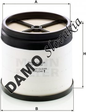 Vzduchový filter MANN FILTER CP 27 150