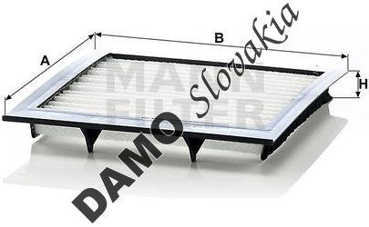 Kabínový filter MANN FILTER CU 1009