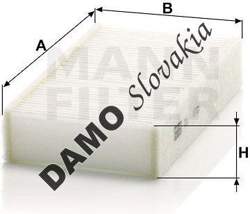 Kabínový filter MANN FILTER CU 1721-2