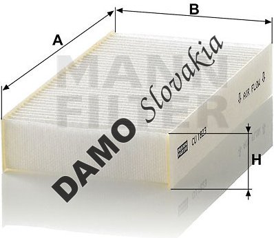 Kabínový filter MANN FILTER CU 1823