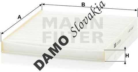 Kabínový filter MANN FILTER CU 2129