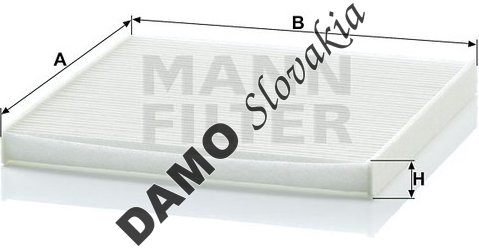 Kabínový filter MANN FILTER CU 2131