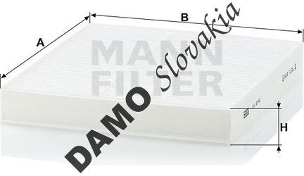 Kabínový filter MANN FILTER CU 2141
