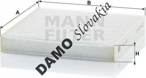 Kabínový filter MANN FILTER CU 21 003
