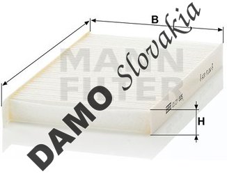 Kabínový filter MANN FILTER CU 21 005-2
