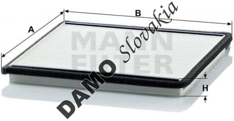 Kabínový filter MANN FILTER CU 2225