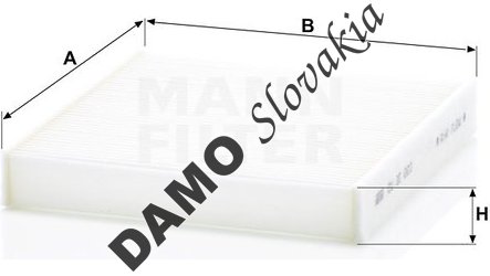 Kabínový filter MANN FILTER CU 22 023