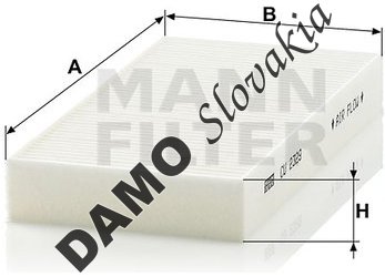 Kabínový filter MANN FILTER CU 2329