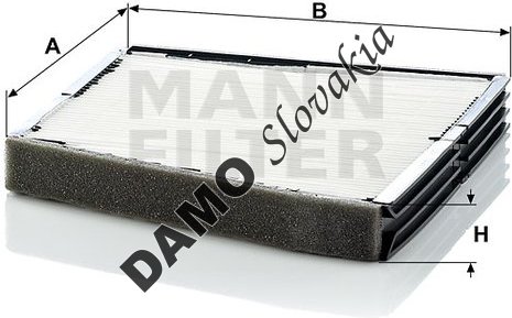 Kabínový filter MANN FILTER CU 2337