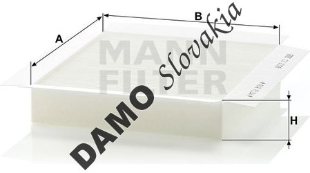 Kabínový filter MANN FILTER CU 2338