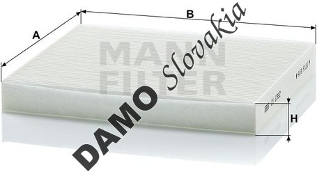 Kabínový filter MANN FILTER CU 2362