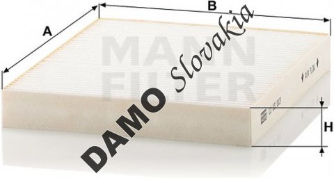 Kabínový filter MANN FILTER CU 23 003