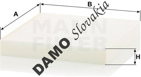 Kabínový filter MANN FILTER CU 23 019
