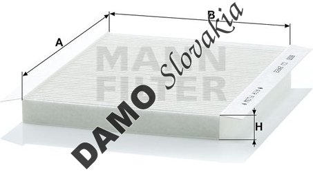 Kabínový filter MANN FILTER CU 2422