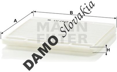 Kabínový filter MANN FILTER CU 2425