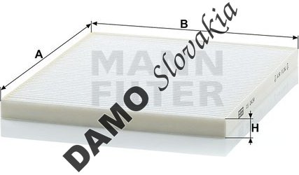 Kabínový filter MANN FILTER CU 2434