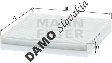 Kabínový filter MANN FILTER CU 2435