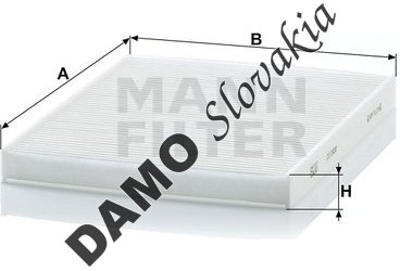Kabínový filter MANN FILTER CU 2436