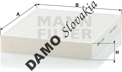 Kabínový filter MANN FILTER CU 2442