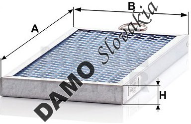 Kabínový filter MANN FILTER CU 24 500