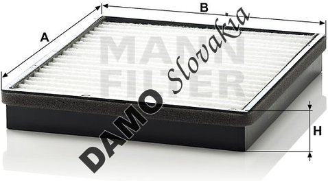 Kabínový filter MANN FILTER CU 2520