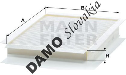 Kabínový filter MANN FILTER CU 2532