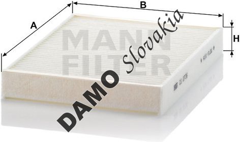 Kabínový filter MANN FILTER CU 2736-2