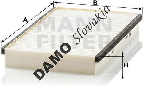 Kabínový filter MANN FILTER CU 2746