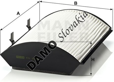 Kabínový filter MANN FILTER CU 2750