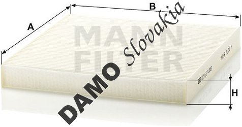 Kabínový filter MANN FILTER CU 27 008