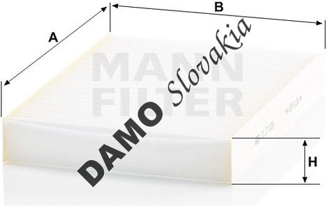 Kabínový filter MANN FILTER CU 27 009