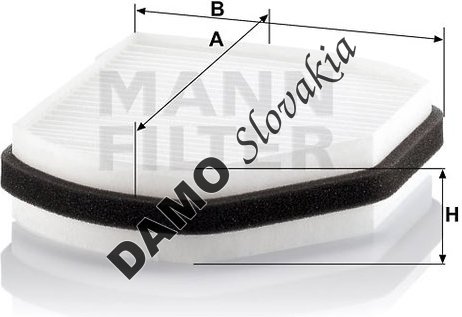 Kabínový filter MANN FILTER CU 2897