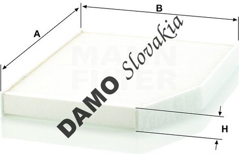 Kabínový filter MANN FILTER CU 29 007