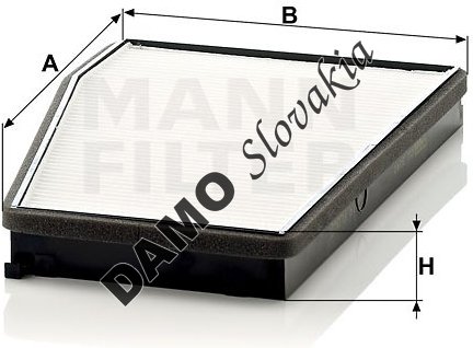 Kabínový filter MANN FILTER CU 3040