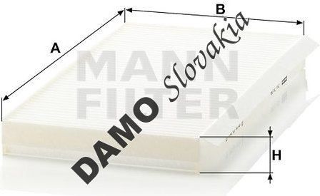 Kabínový filter MANN FILTER CU 3139