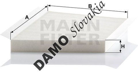 Kabínový filter MANN FILTER CU 3172