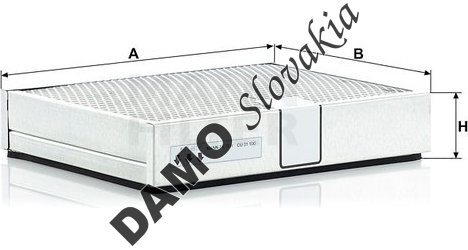 Kabínový filter MANN FILTER CU 31 100