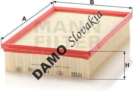 Kabínový filter MANN FILTER CU 31 152