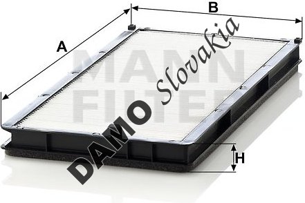 Kabínový filter MANN FILTER CU 3338