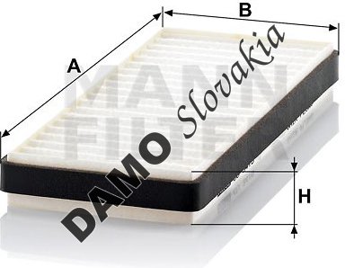 Kabínový filter MANN FILTER CU 3415