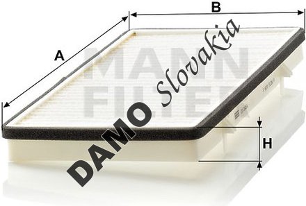 Kabínový filter MANN FILTER CU 3454