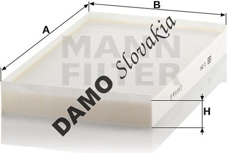 Kabínový filter MANN FILTER CU 3540